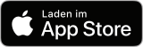 App Store-Button in schwarz-weißer Farbkombination für iOS-Apps.